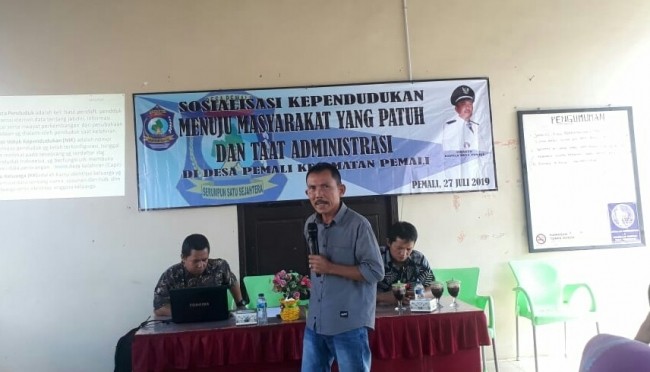 Selenggarakan Kegiatan Ini, Disdukcapil Apresiasi Pemerintah Desa Pemali