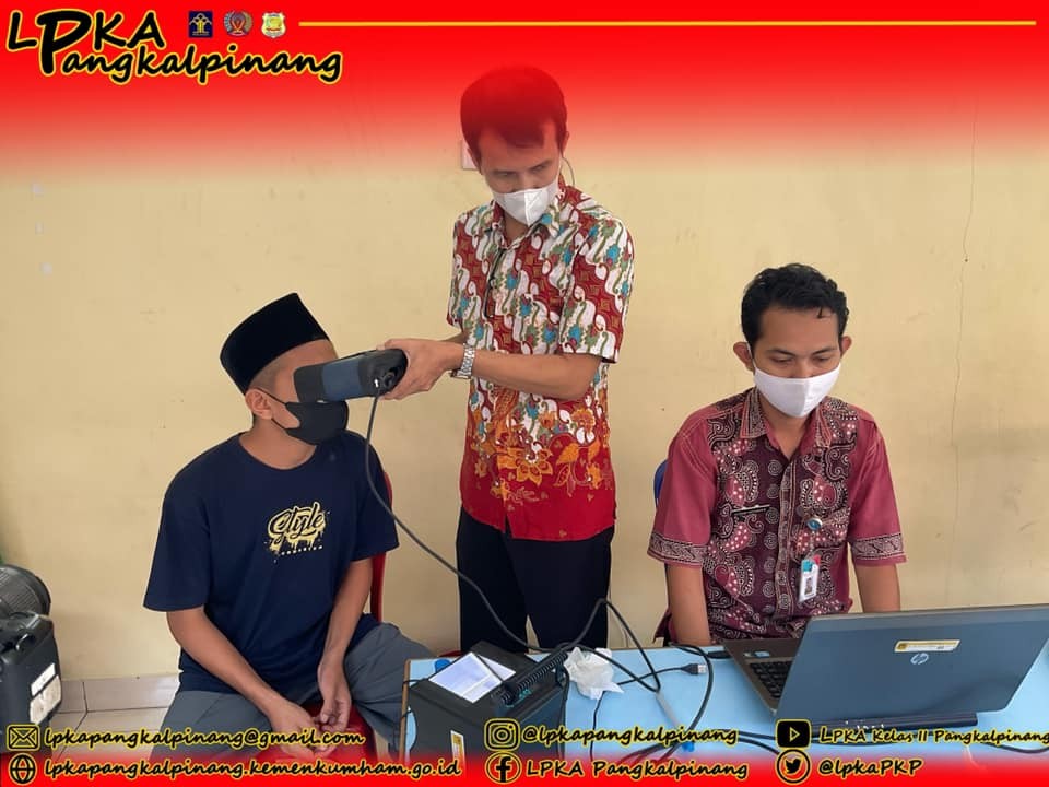 PENUHI HAK ANAK, DUKCAPIL BANGKA LAYANI ANDIKPAS DI LPKA KELAS II PANGKALPINANG