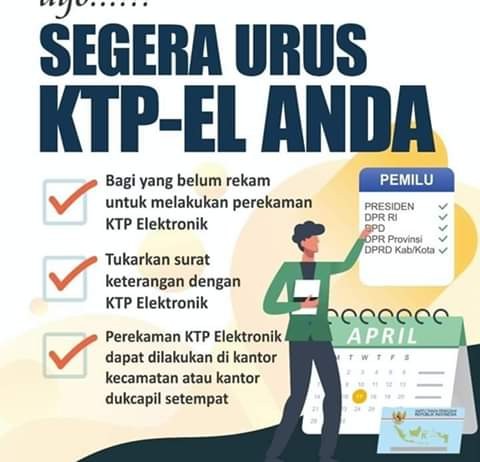 Segera Urus KTP-EL