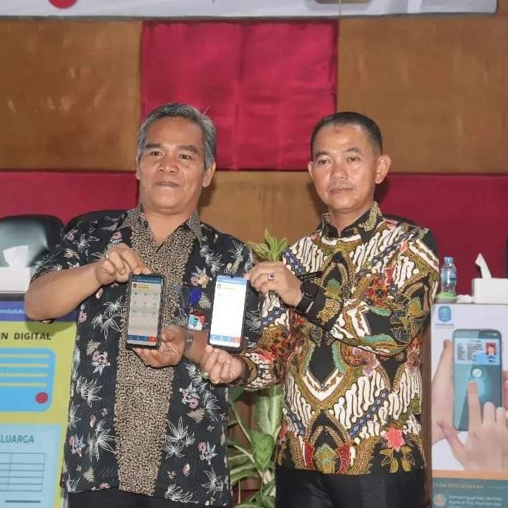 Launching Penerapan Identitas Kependudukan Digital di Kabupaten Bangka - (Ada 3 foto)