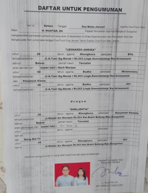 LEONARDO ANDIKA DENGAN SHELLENTIA