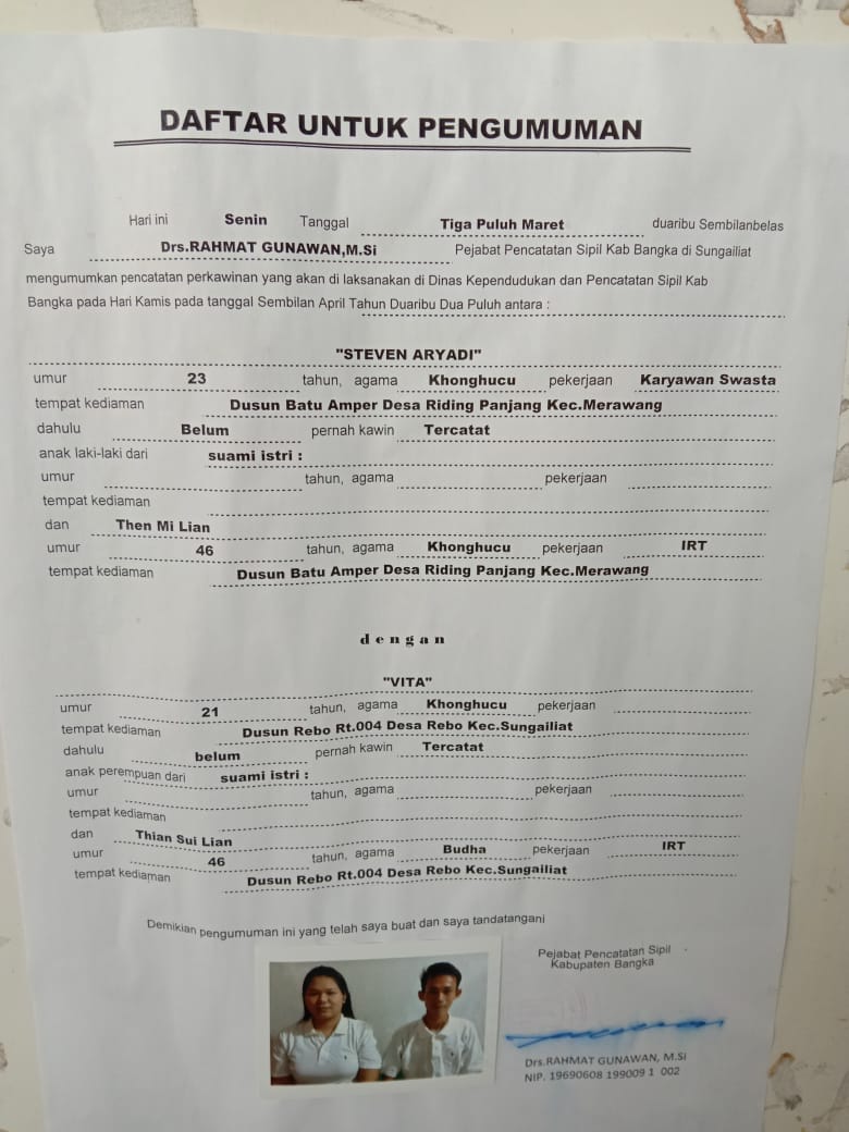 STEVEN ARYADI DENGAN VITA