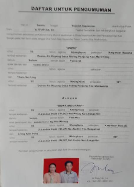 ANDRI DENGAN WIDYA ANGGRAINY