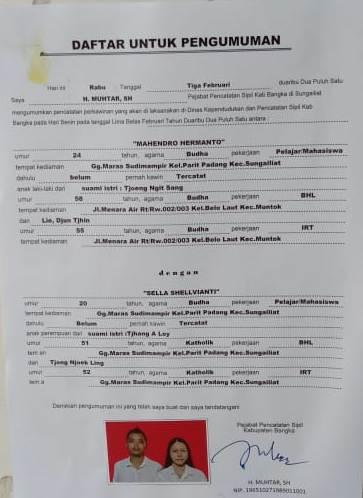 MAHENDRO HERMANTO DENGAN SELLA SHELLVIANTI MAHENDRO HERMANTO DENGAN SELLA SHELLVIANTI