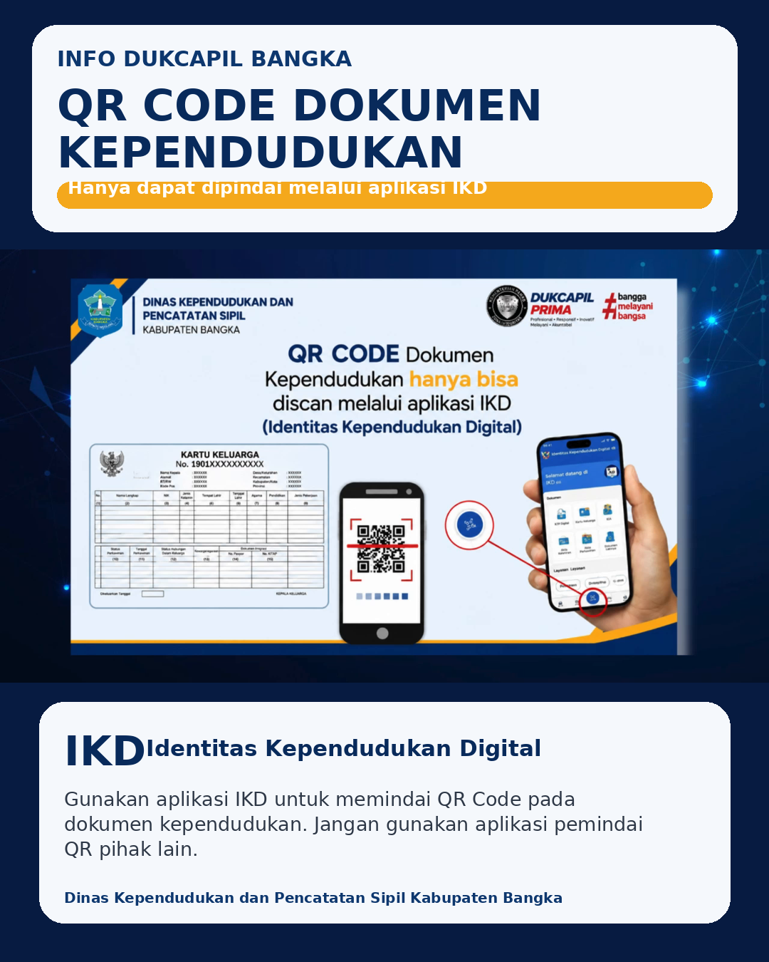 Tingkatkan Keamanan Data, Scan QR Code Dokumen Kependudukan via Aplikasi IKD Mulai 2026