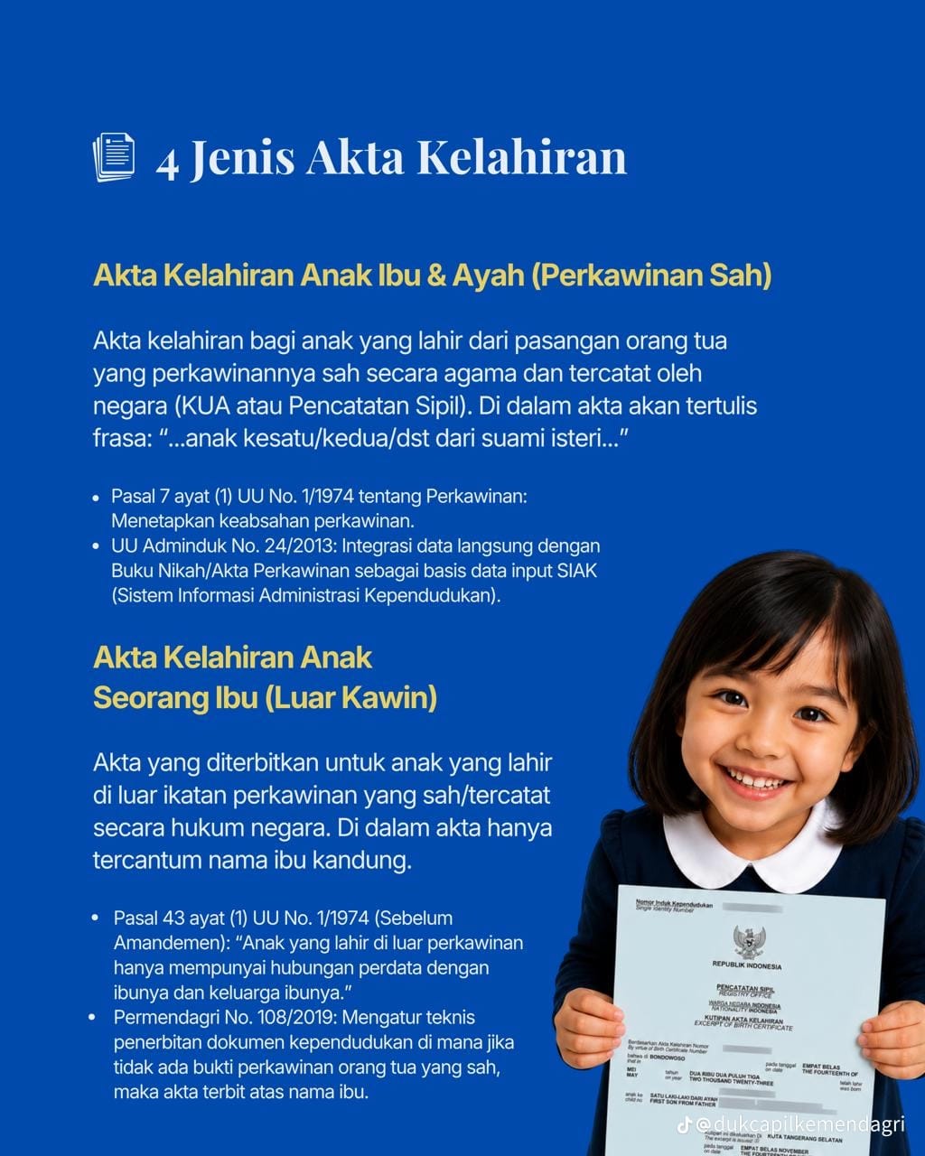4 Jenis Akta Kelahiran yang Wajib Kamu Tahu