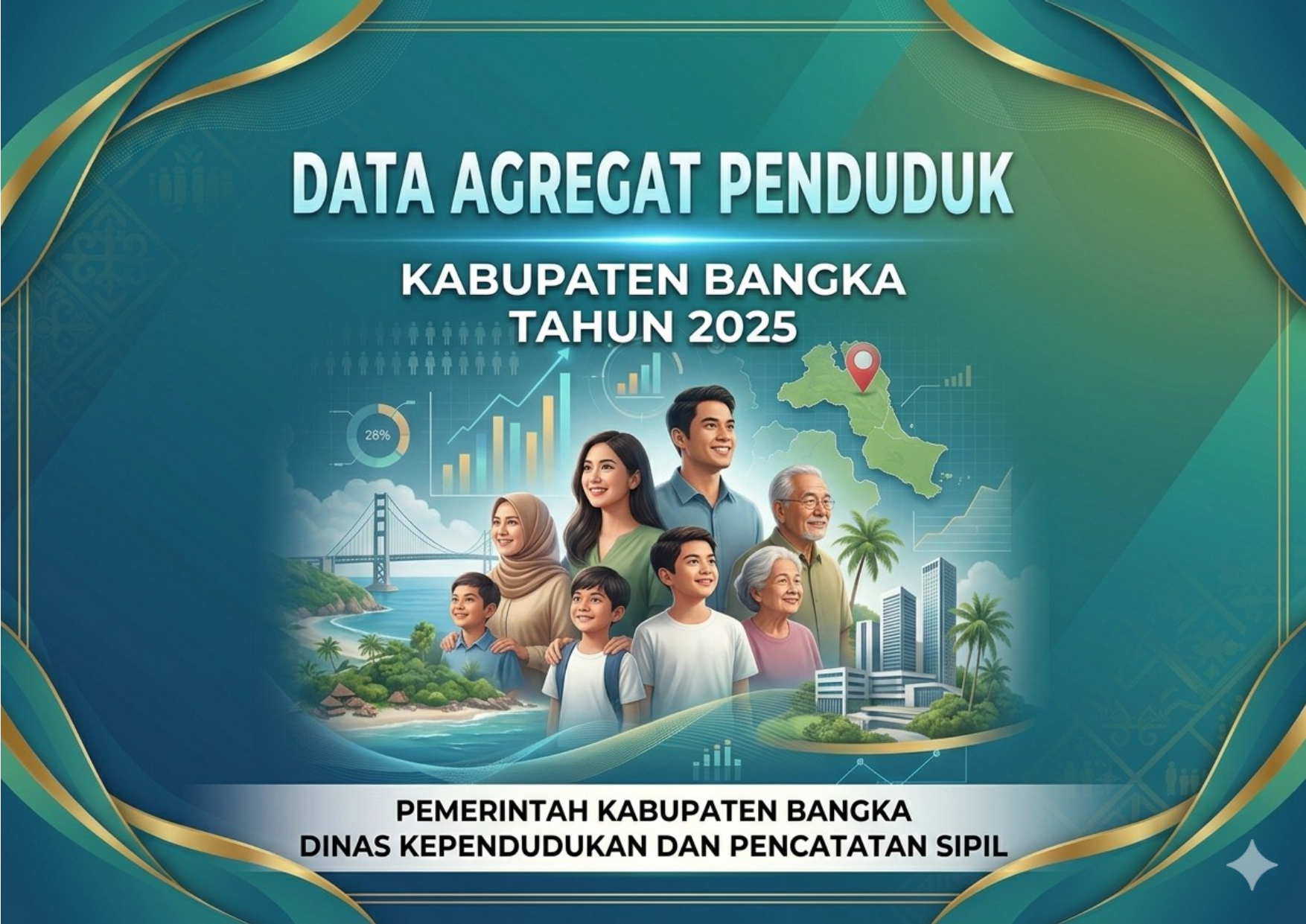 DATA AGREGAT PENDUDUK KABUPATEN BANGKA TAHUN 2025